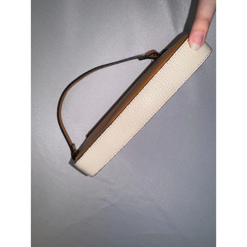Borse Pelle, light Brown and Cream Leather bag.